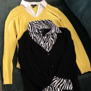 Two Sweater/blouse size xlarge